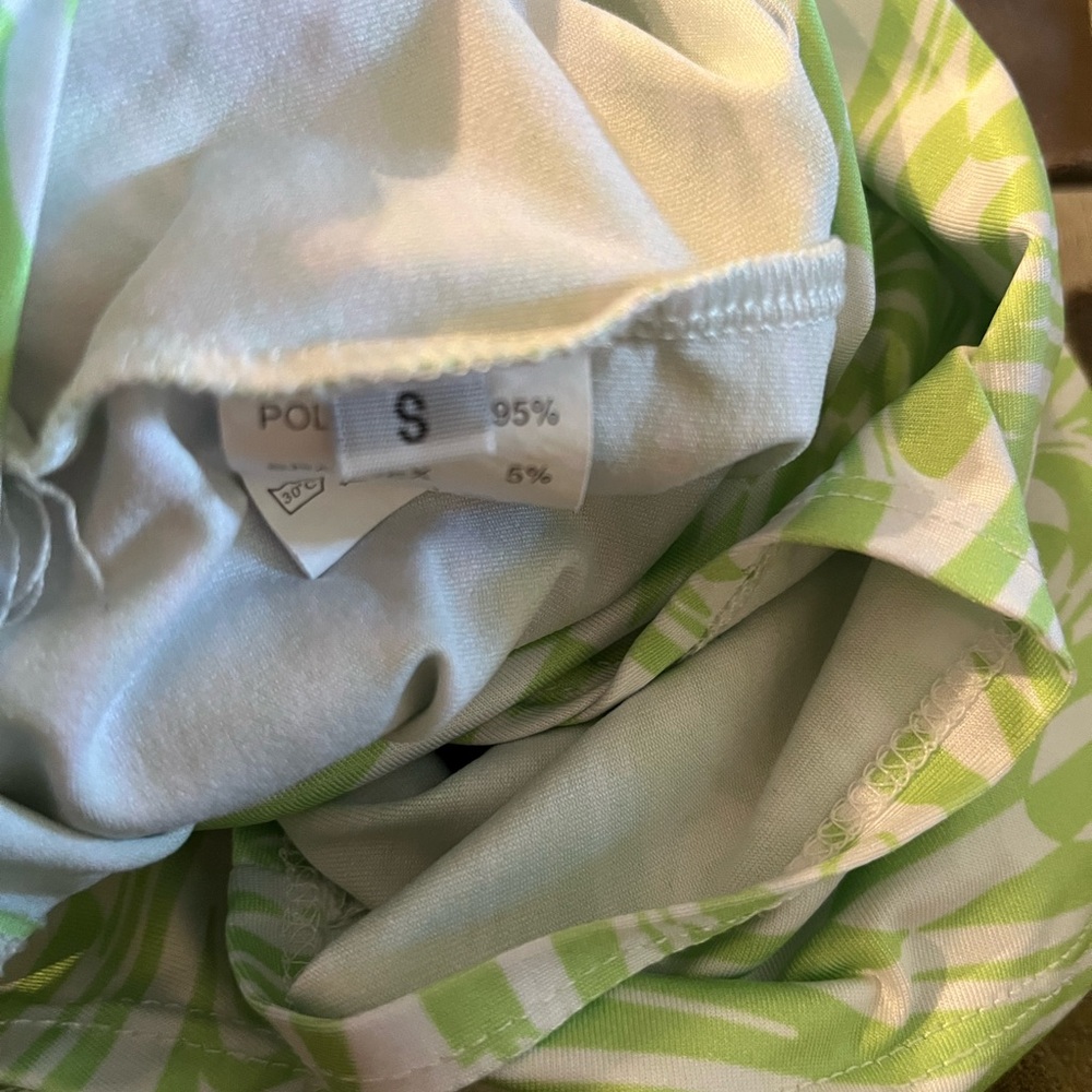 Green Patterned Tank Top - Picture 3 of 4